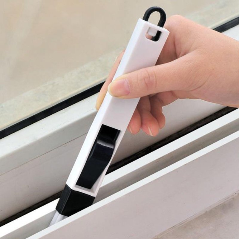 Window Groove Cleaning Brush with Dustpan - Image 4