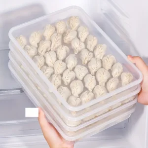 4-Piece Food-Grade Dumpling Storage Box Set