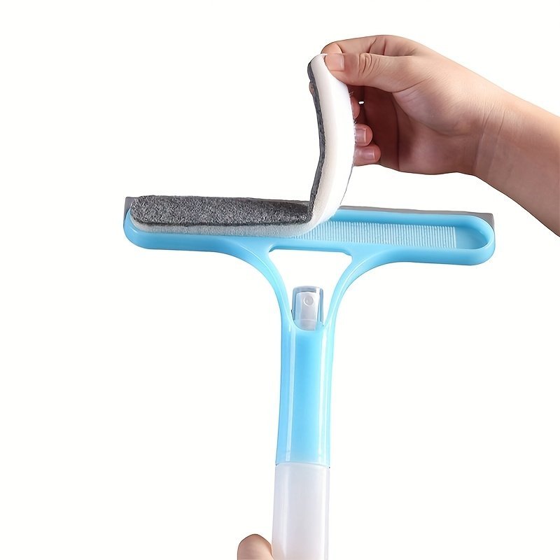 3-in-1 Mirror Scraper with Microfiber Cloth