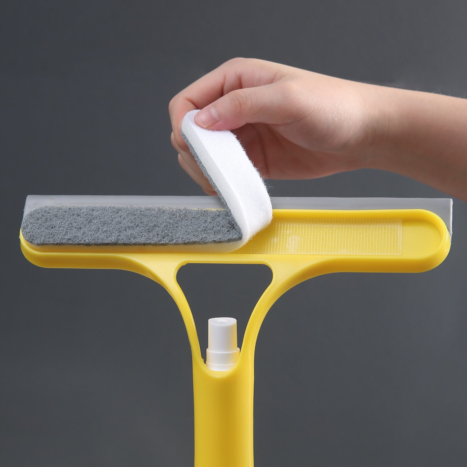 3-in-1 Mirror Scraper with Microfiber Cloth - Image 3
