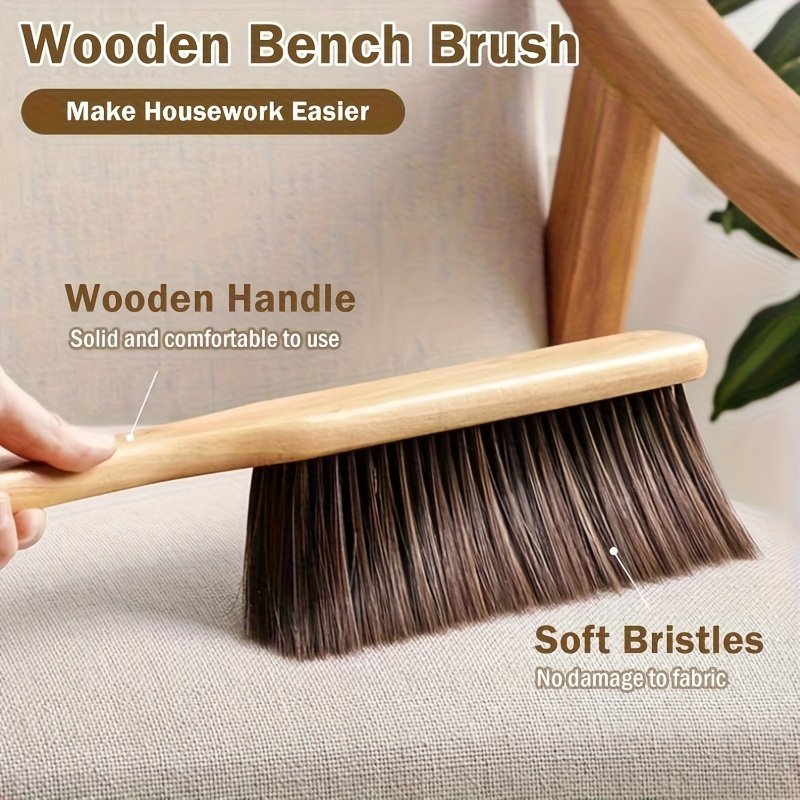 Premium Horsehair Broom with Wooden Handle - Image 4