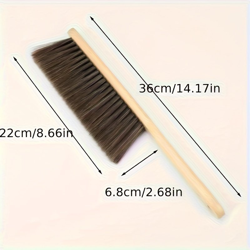 Premium Horsehair Broom with Wooden Handle - Image 2