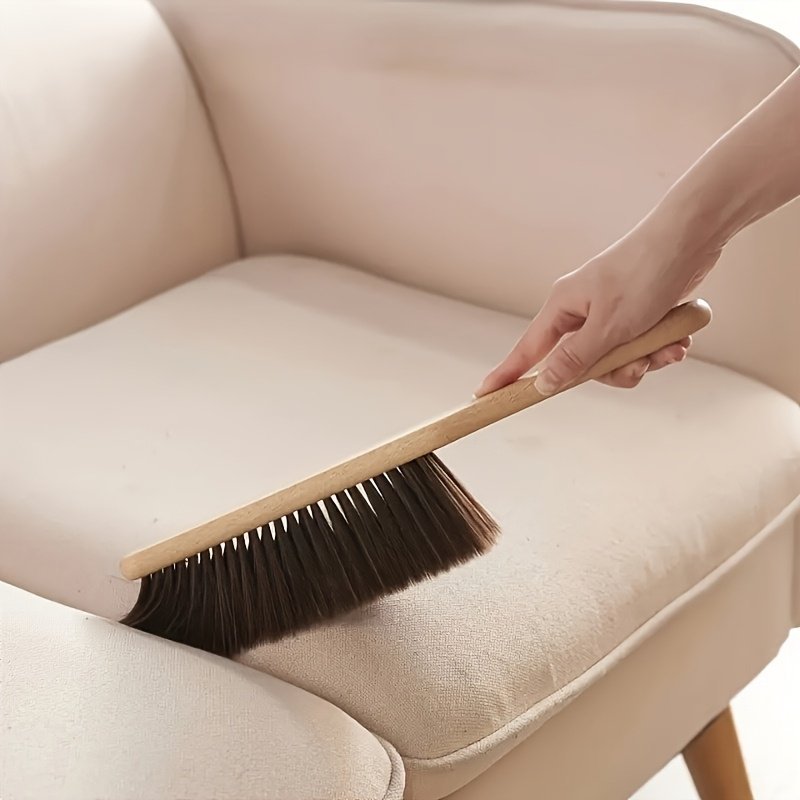 Premium Horsehair Broom with Wooden Handle - Image 3