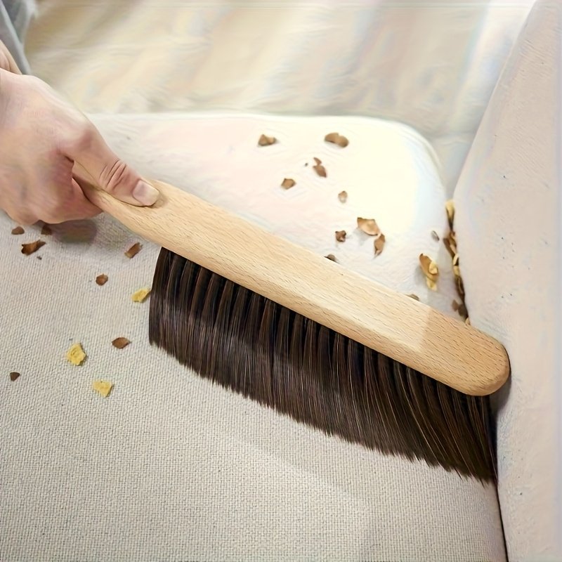 Premium Horsehair Broom with Wooden Handle