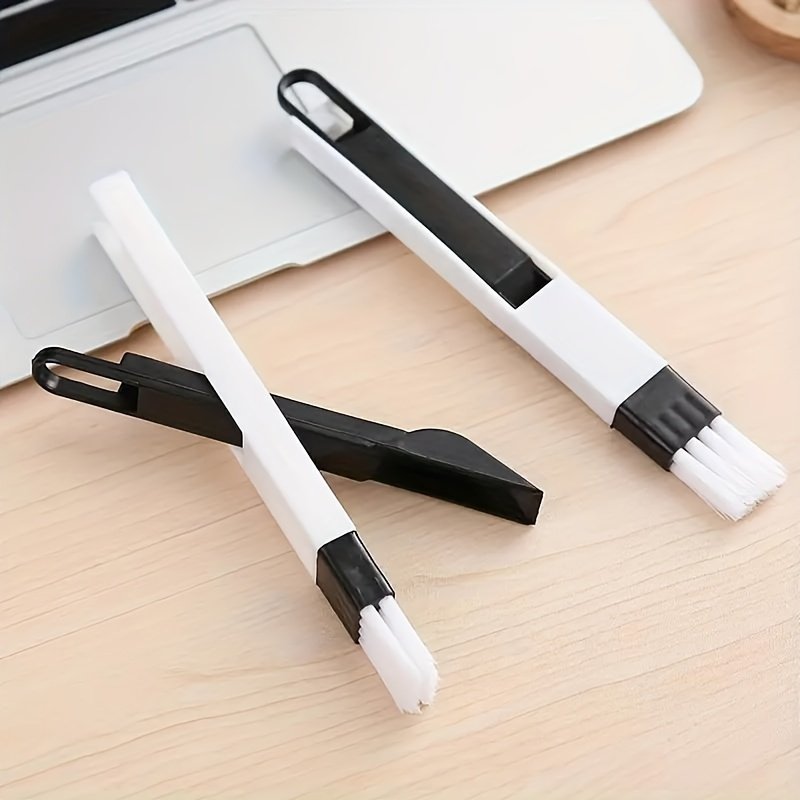 2-in-1 Window Groove Cleaning Brush with Dustpan