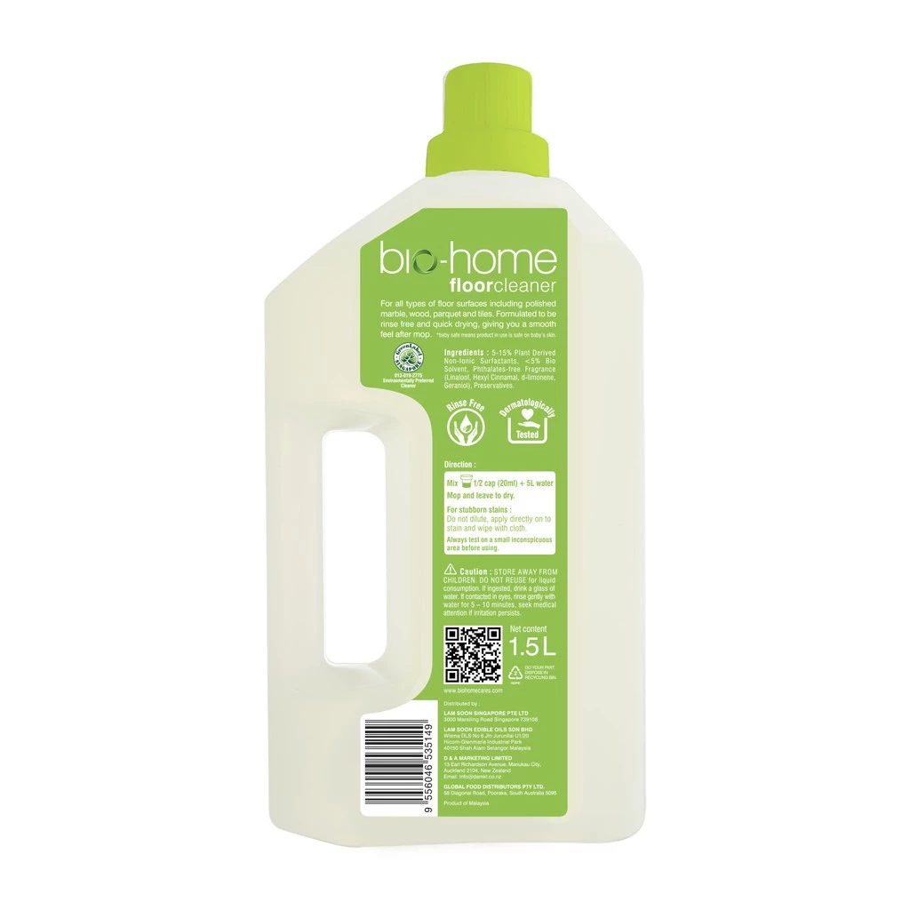 bio-home Lemongrass & Green Tea Floor Cleaner 1.5L - Image 2